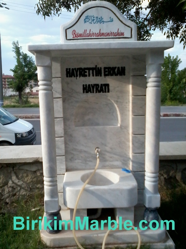 işlemeli beyaz çeşme